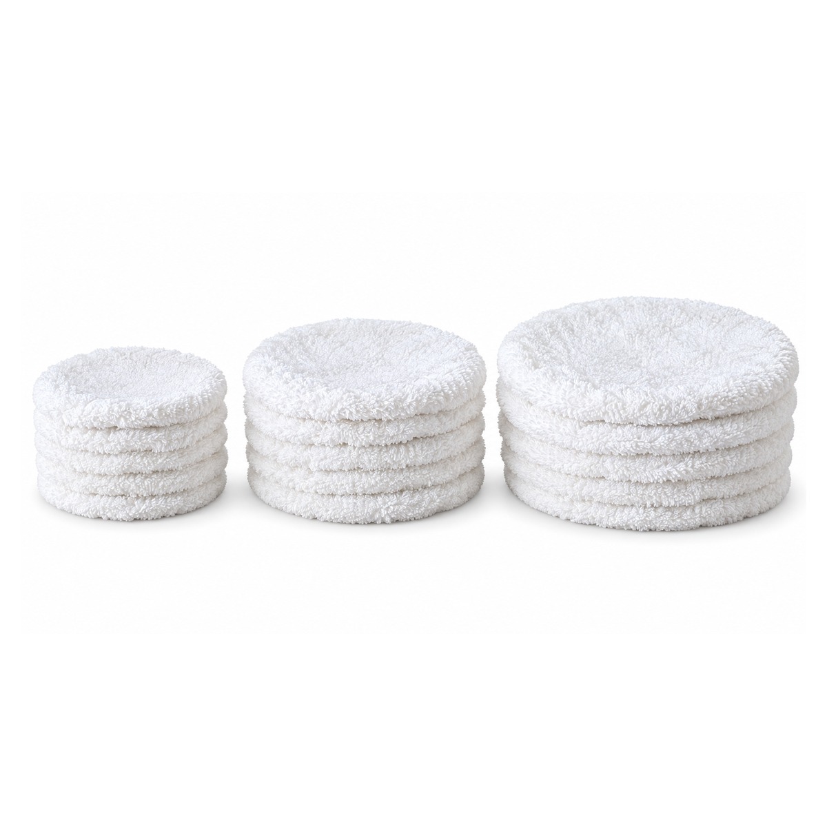 Terry cloth polishing bonnets