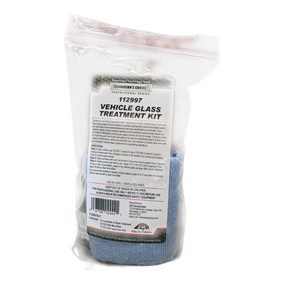 Technician's Choice 112997 Vehicle Glass Treatment Kit