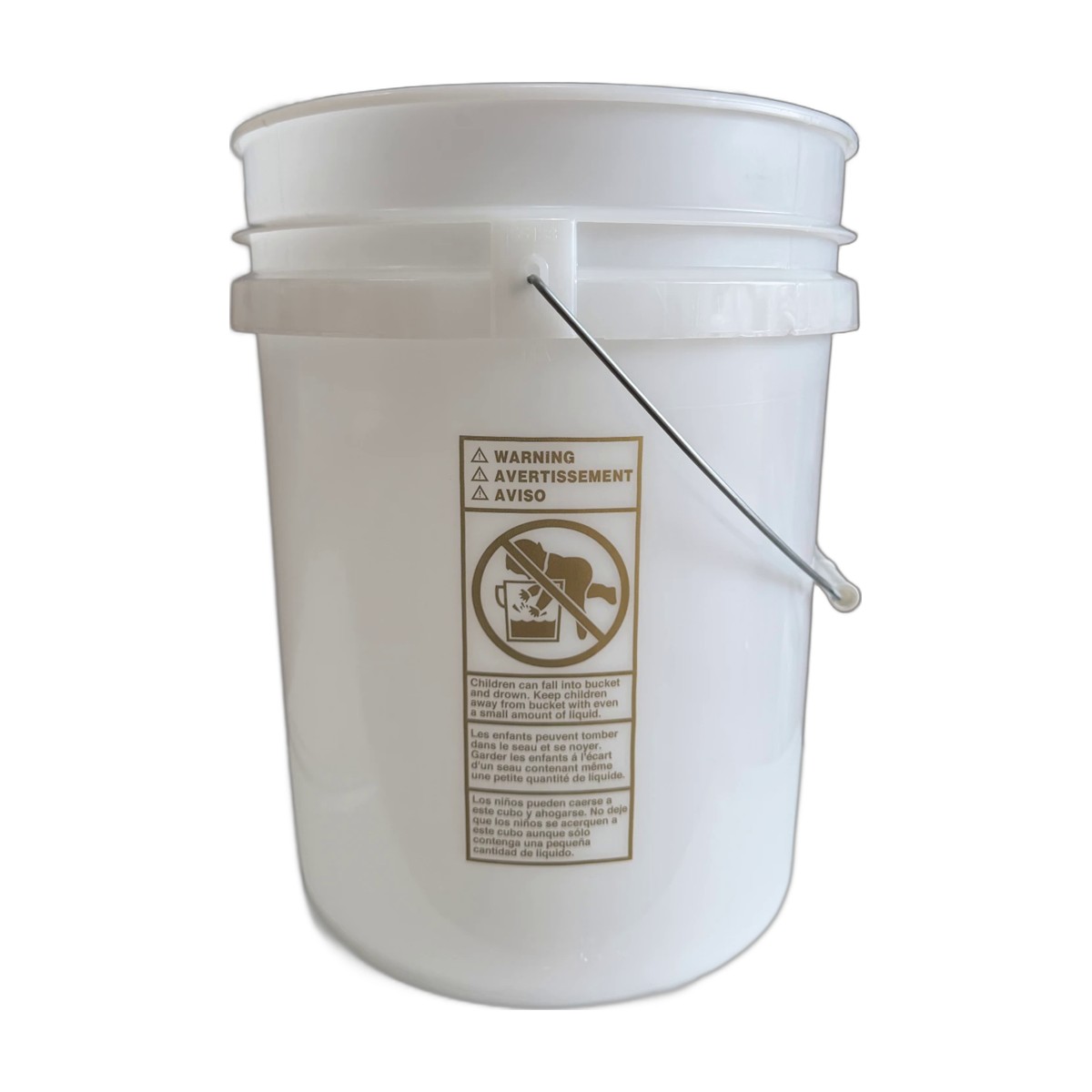 White Car Wash Bucket